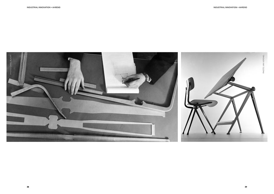 Art direction and book design by Marijke Lucas - Lucas & Lucas, for Ahrend and HAY - Chapter: Industrial Innovation