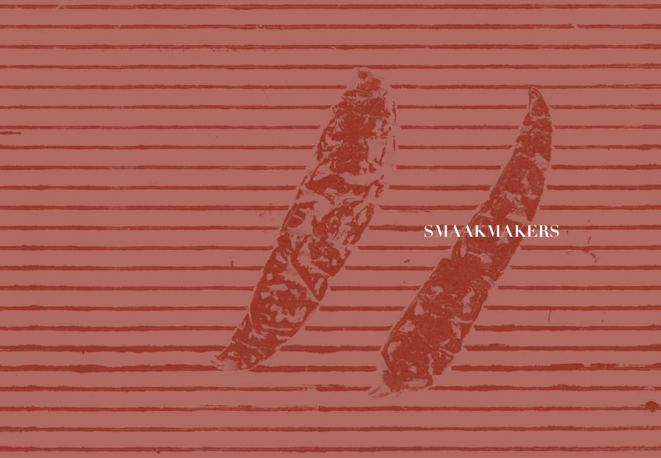 Book design and illustrations by Marijke Lucas - Lucas & Lucas for TERRA - Monoprint SEASONINGS