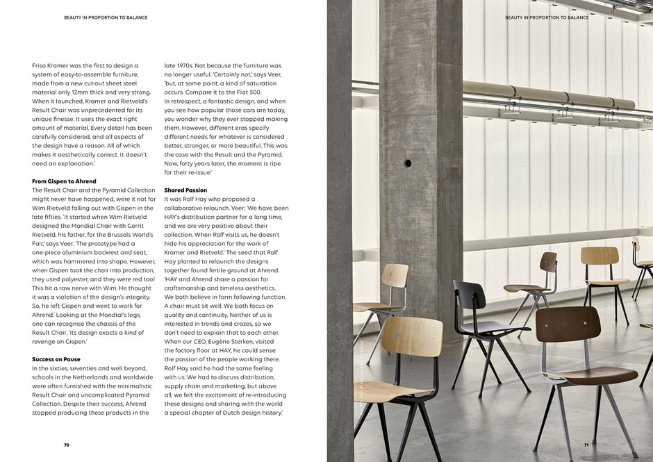 Art direction and book design by Marijke Lucas - Lucas & Lucas, for Ahrend and HAY - Interview with Peter Veer, Senior Vice President of Ahrend