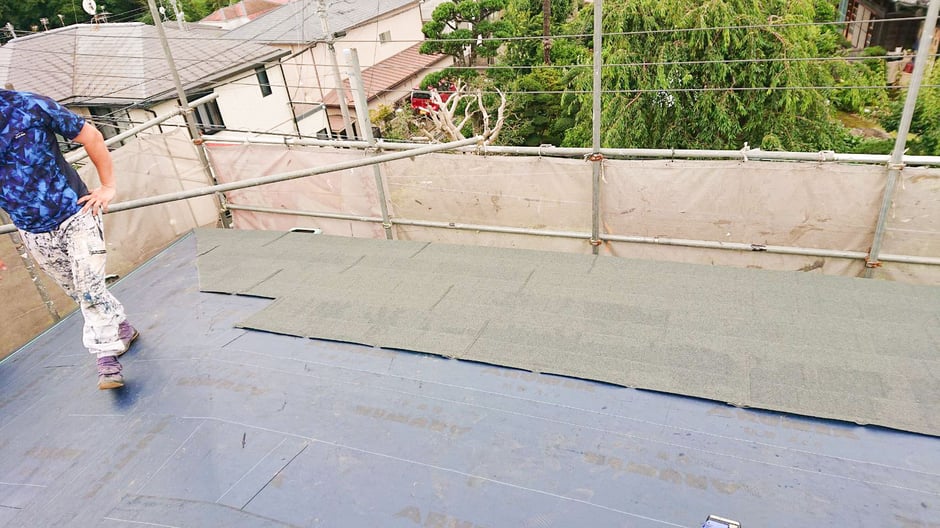 エコラ屋根カバー工法　施工後