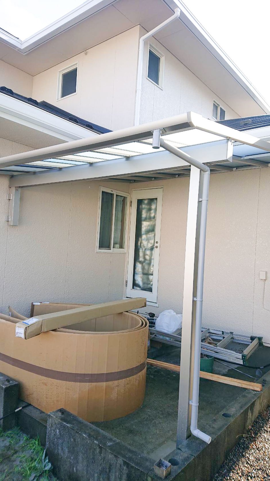 市原市ちはら台東テラス屋根取り付け