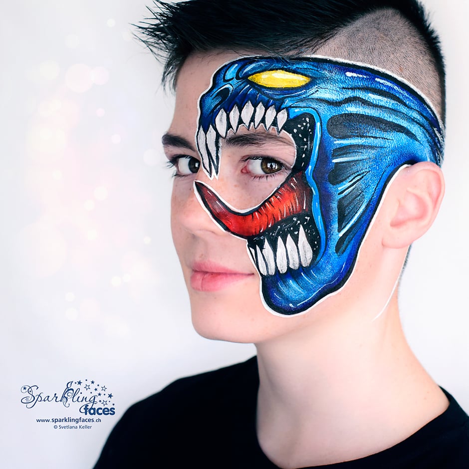 Kinderschminken_Vorlagen; Schminkfarben_kaufen_Schweiz; Kinderschminken_Kurse; Svetlana_Keller; face_painting; Ballonmodellieren; Ballonmodellage; Airbrush_Tattoos; einfach; Alien