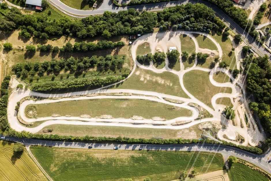 Eigeltingen Enduro Luftaufnahme