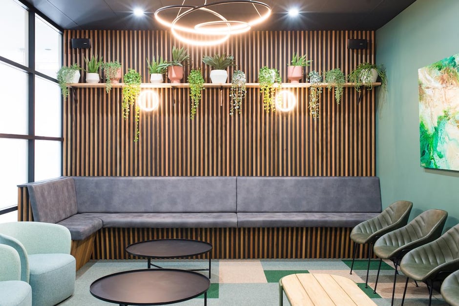 Warm and welcoming commercial interior with soft natural lighting and neutral finishes — Newcastle