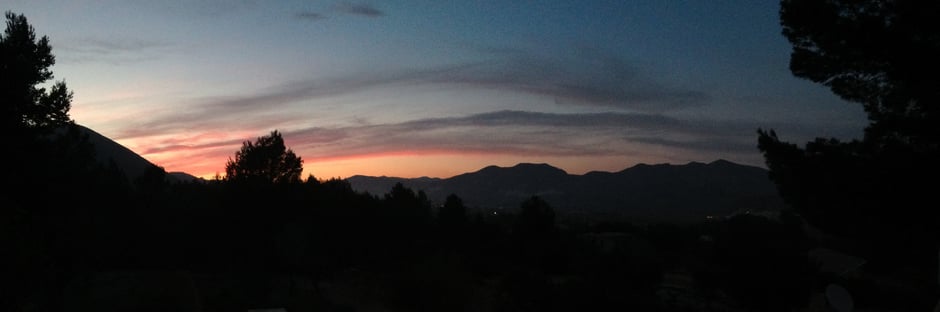 Red rain in de lucht