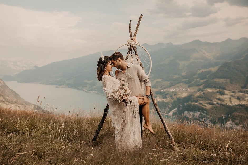 Boho Elopement Shooting by Fabienne Hartmann Fotografie