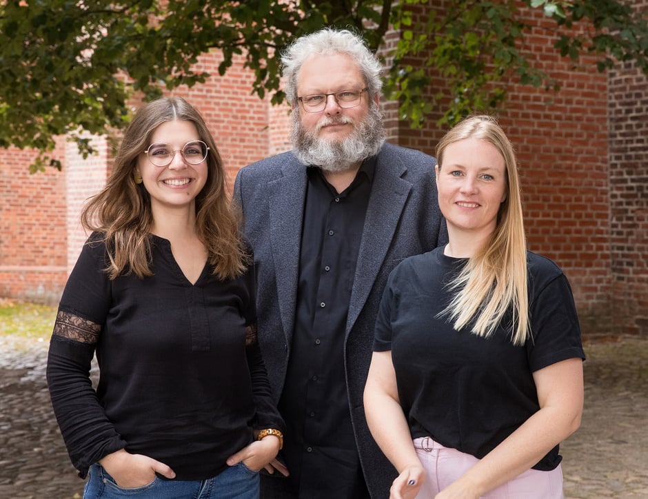 v.l.n.r. Anna Moira Hotz, Dietmar Buchholz, Lena Möller Christensen
