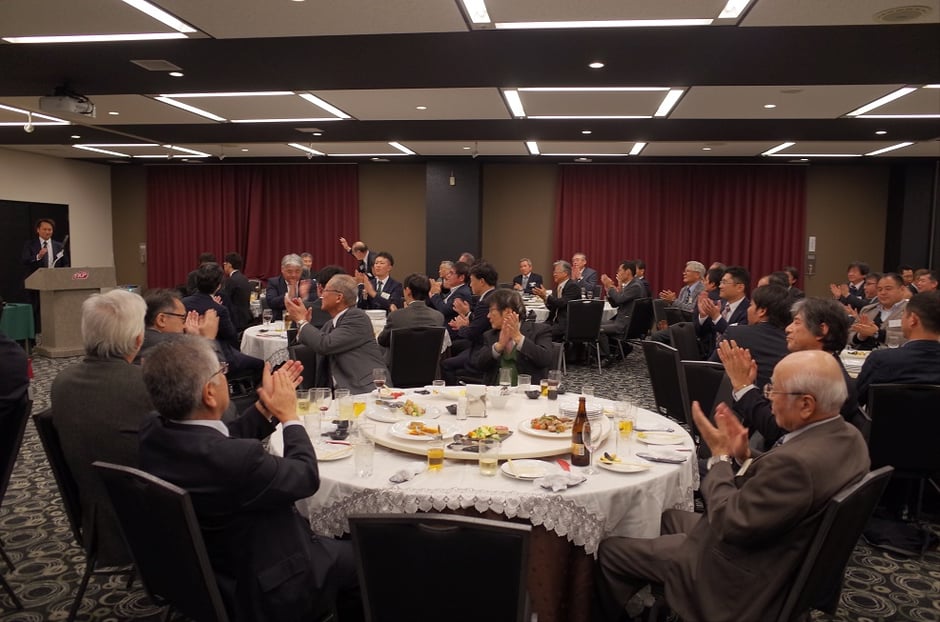 賛助会員を交えた懇親会
