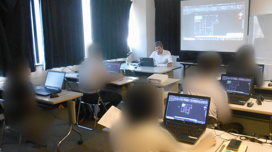 AutoCAD 大阪府 住宅メーカー様 グループ講座 新入社員研修 オートデスク認定 トレーニング 新大阪