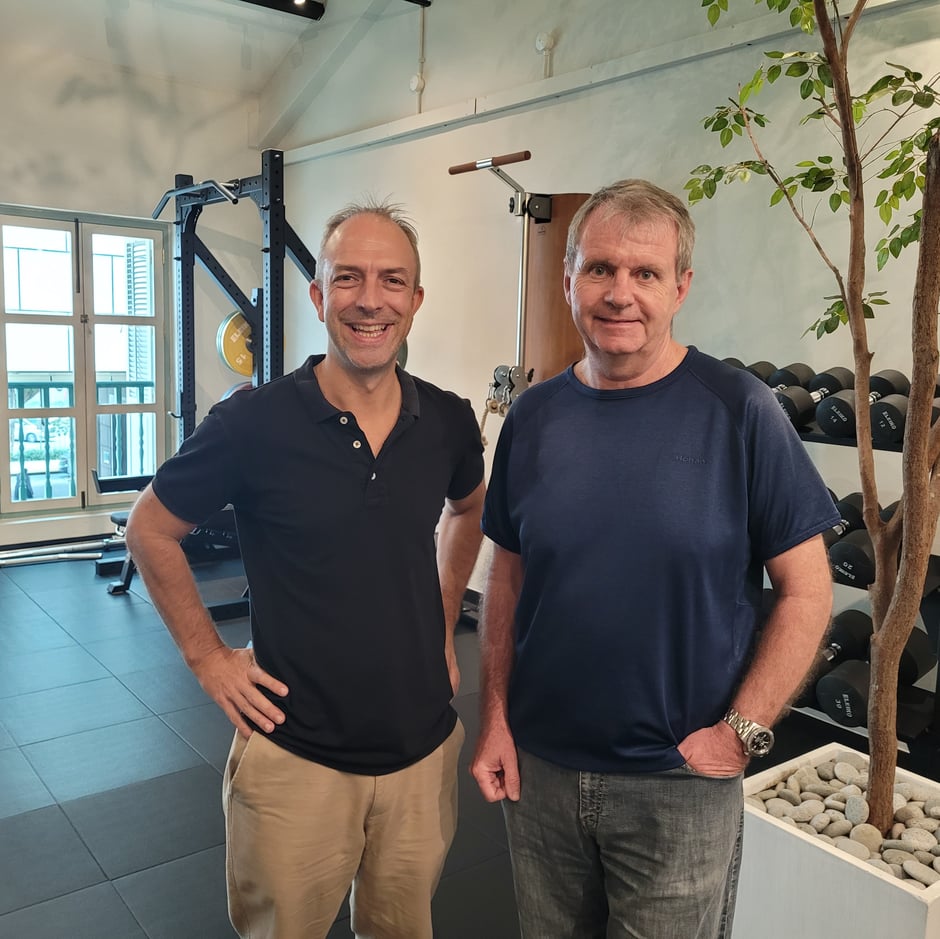 Alex - Health & Lifestyle Coach. Darren - Executive Coach.