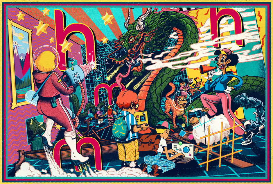 "YEAR OF THE DRAGON, REIMAGINED" CI ARTWORK → hmmh AG