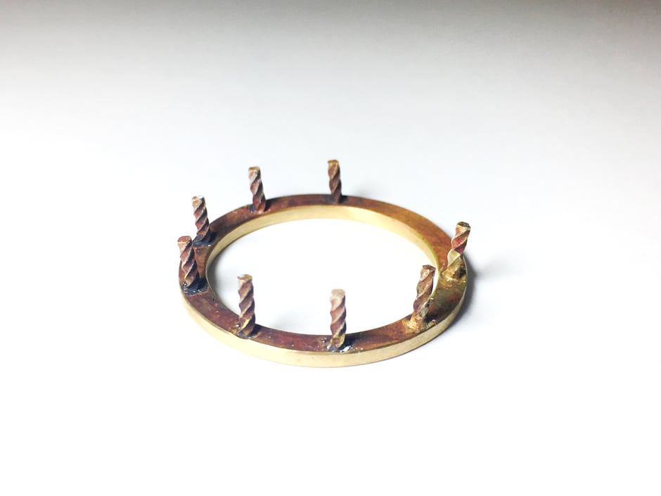 「acoya project」シンボルブローチ制作写真