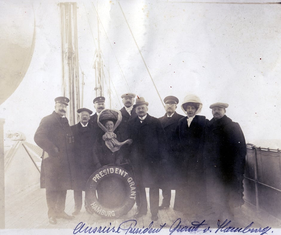 Anreise nach NewYork auf der President Grant