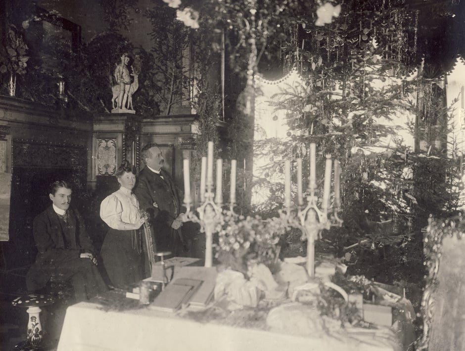 1906 Weihnachten (Beschriftung Weihnachtsidyll)