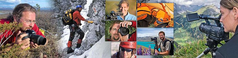 Die Reisejournalisten und Filmemacher Petra und Gerhard Zwerger-Schoner bei ihrer spannenden Arbeit