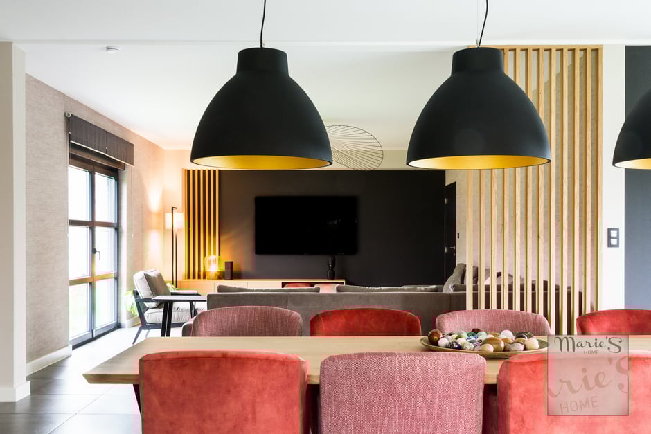 AMENAGEMENT D'UNE VILLA MODERNE À NAMUR par l'agence de Décoration Marie's Home