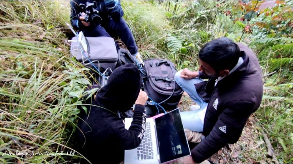 ネパールでのリモート撮影