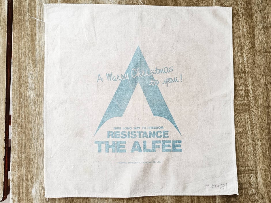 The Alfee の記念ハンカチ（1989年）