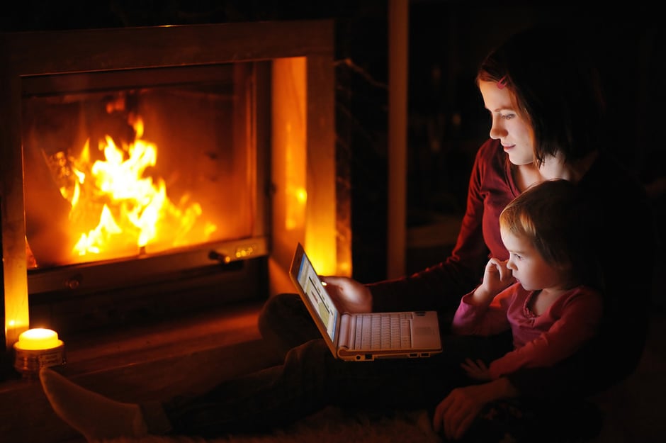 Enjoy the warm comfort of your own fireplace