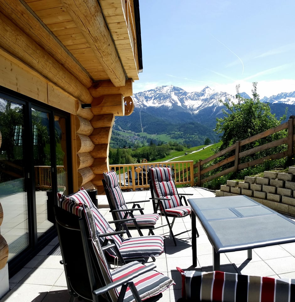 Ausblick auf die herrliche Bergwelt von Serfaus Fiss Ladis