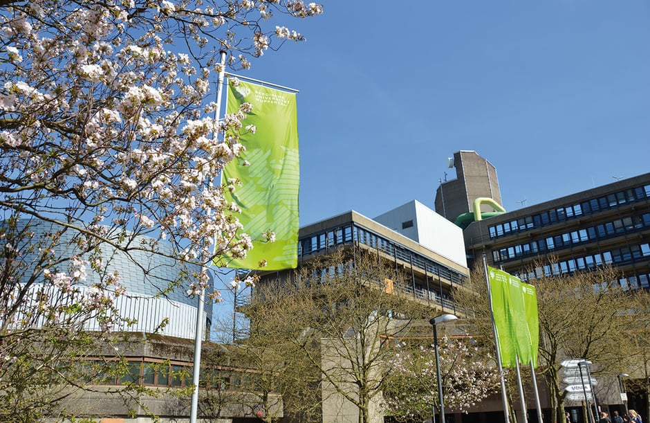 Die bergische Universität Wuppertal von außen