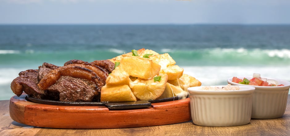 cassava, macaxeira, aipim, euphorbia, picanha, beef, brazil, recife, staple food, brazil travel, oxente travel