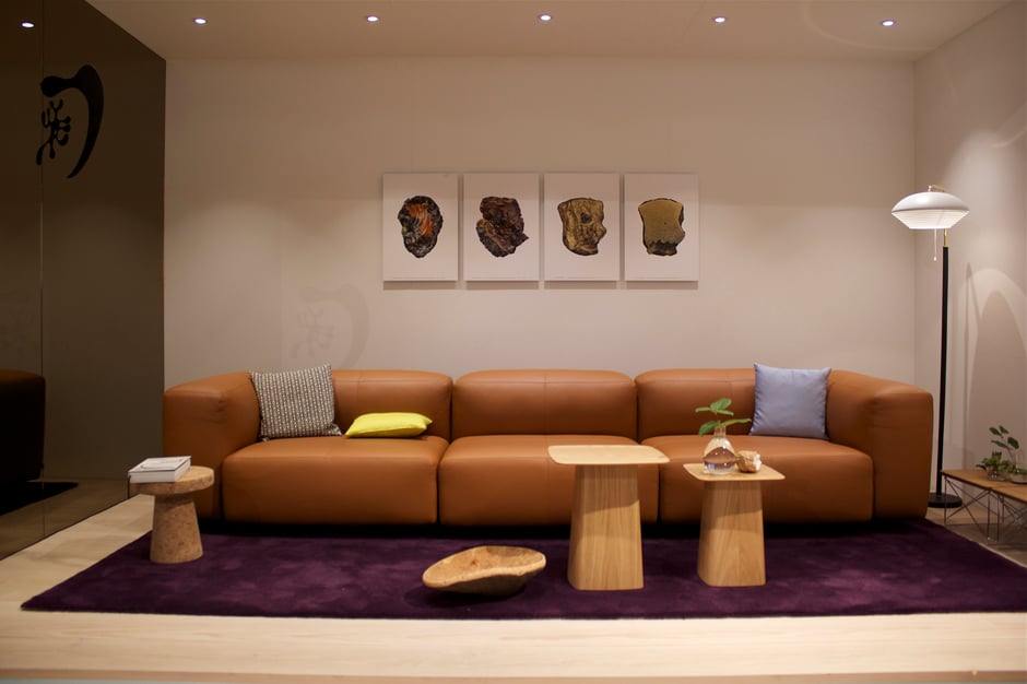 dieartigeBLOG - IMM Cologne 2017 - Naturfarben, Cognac+Violet bei Vitra