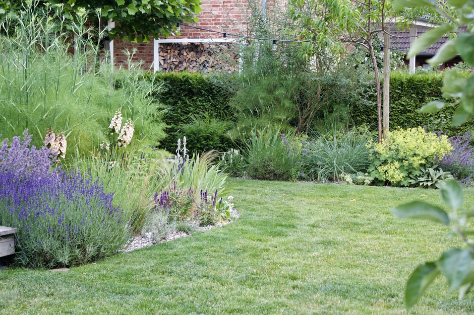 dieartigeGARTEN - Garteneinblick mit Kiesbeeten