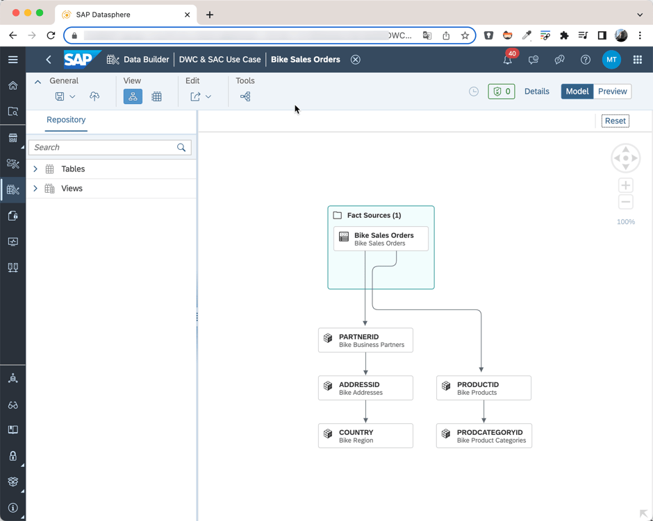 Datasphere: Analytic Model Preview