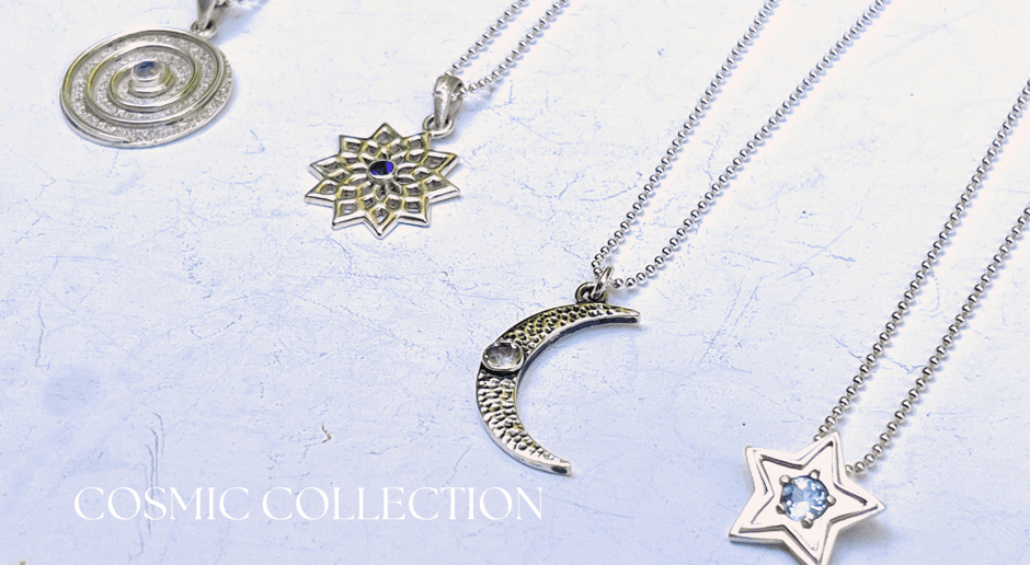 Spirituelle Ketten mit Anhänger aus 925 Silber - Cosmic Light Collection - Hochwertiger spiritueller Schmuck von SUMAJU