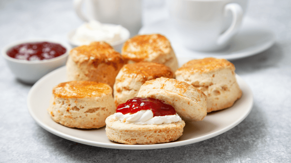 tea party food, scones, what to serve at a tea party, Humming Cup Tea