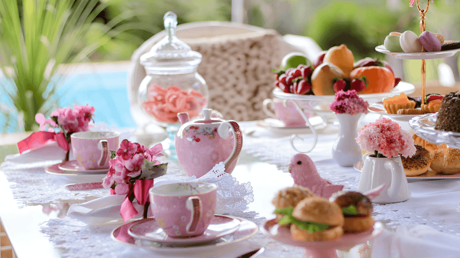 tea party planning ideas, how to host a tea party, tea party themes; tea party catering in Austin, TX