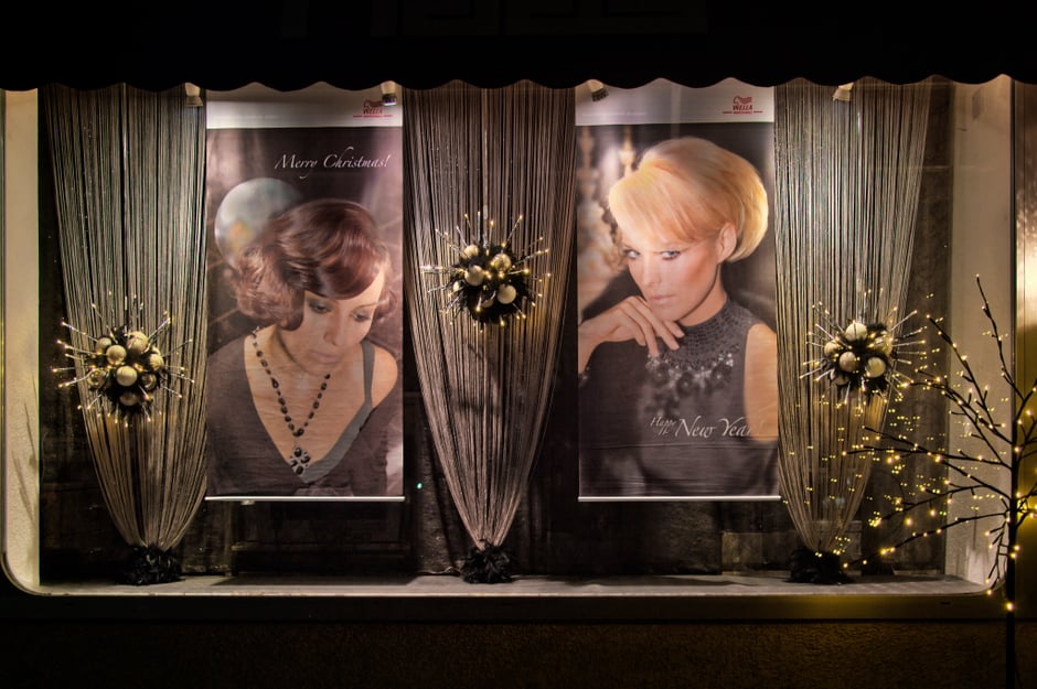 Schaufenster Winter 2014 Createam Coiffure Haas GmbH Huttwil