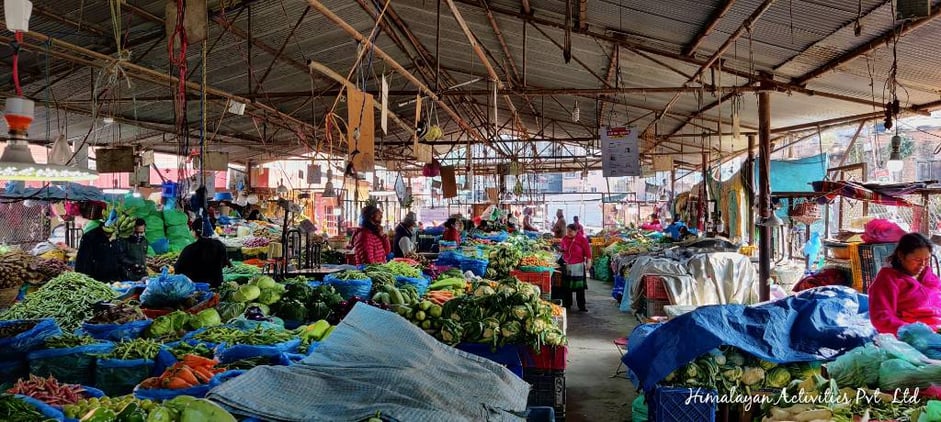 カリマティの野菜市場