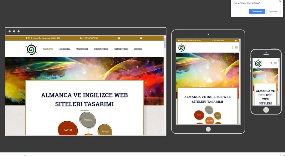 Almanca ve/veya Ingilizce web sitesi tasarımı ve entegrasyonu