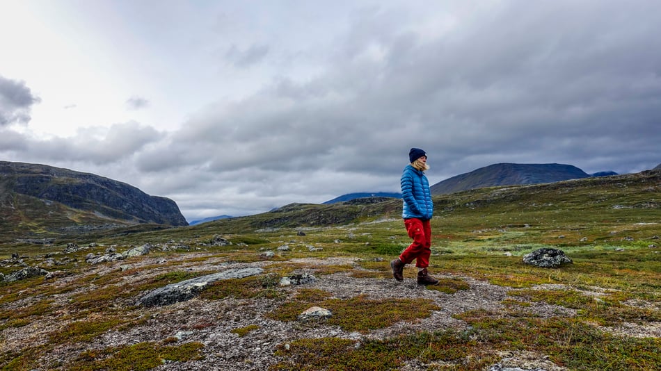 Kungsleden with kids, Abisko, Sweden, Lapland  © François Struzik - simply human
