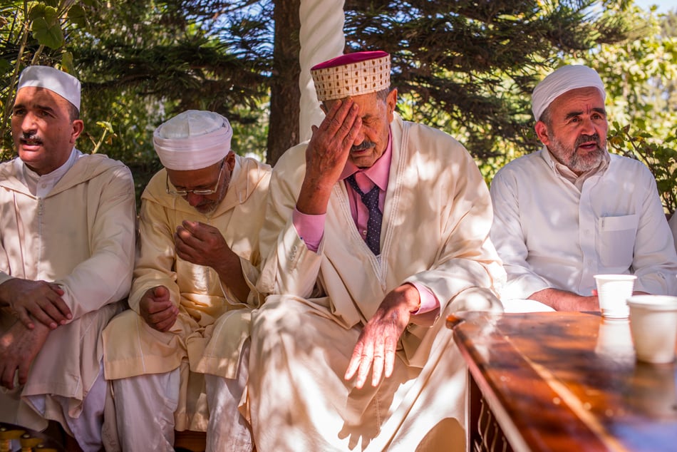 Alawya tariqa in Algeria, Mustaganem, Sheikh Khaled Bentounes  © François Struzik - simply human