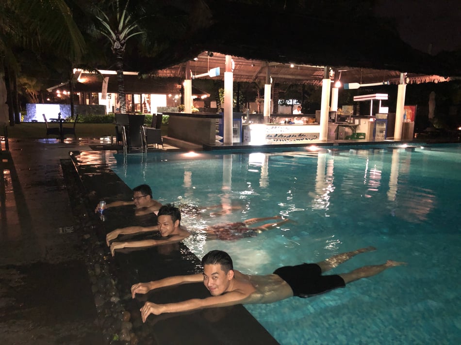 プール最高です、、、