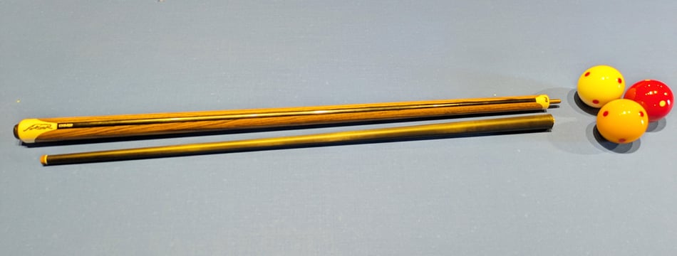 酔爺が現地で購入したPREDATOR CRM P3 Bocote Carom Cue