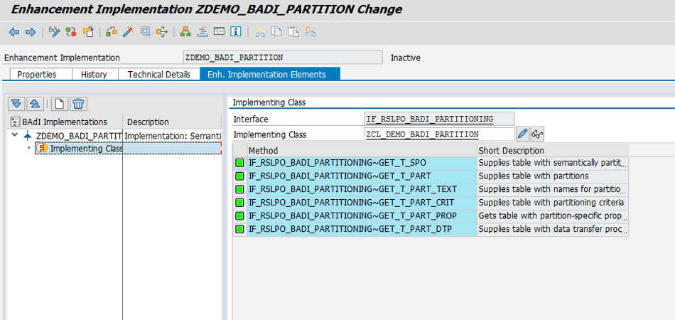 Enhancement Implementation: Implementing Class