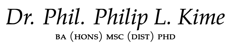 Dr. Philip L. Kime · Psychotherapy and Psychoanalysis
