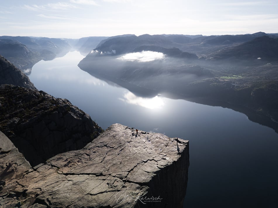 Preikestolen - Sicht auf den Lysefjord