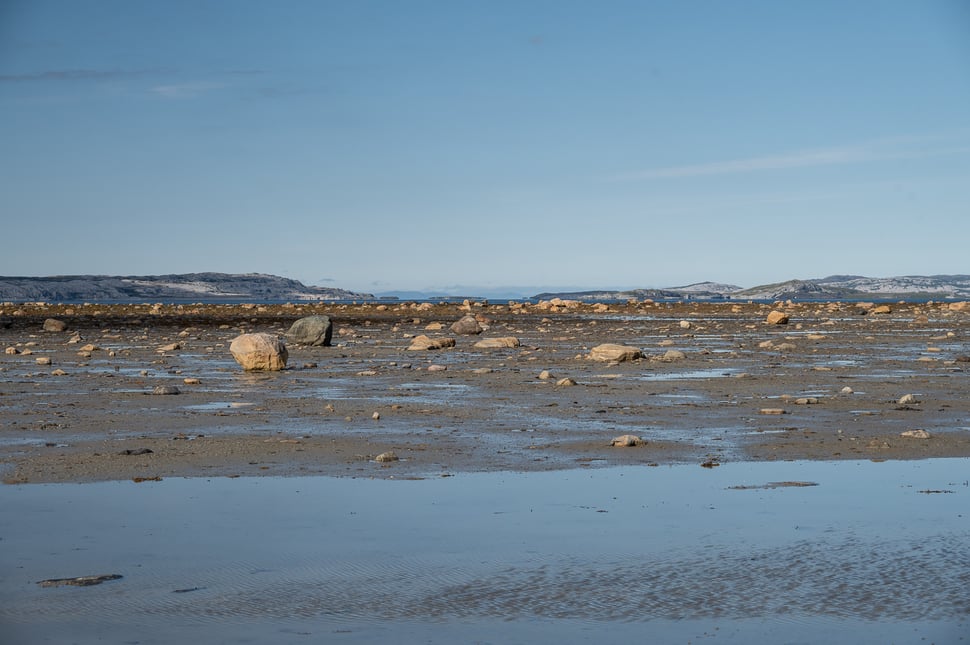 Watt mit Steinen - letze Eindrücke vom Prosangerfjord