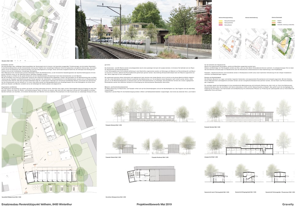 Werkhof Winterthur, Quartierstützpunkt Veltheim, Hopf & Wirth Architekten Winterthur