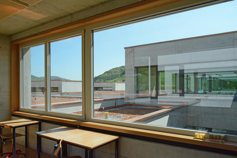 Hopf & Wirth Architekten Winterthur, Ernst Gisel, Erweiterung Schulhaus Steinboden Eglisau