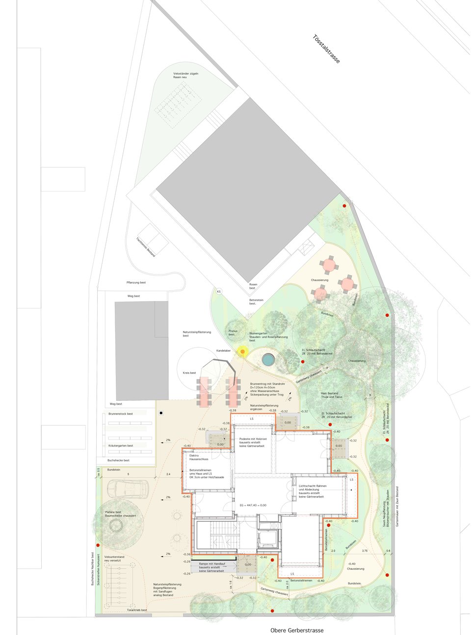 Hopf & Wirth Architekten ETH HTL SIA Winterthur, Erweiterung Neubau Pension Bugatti, Winterthur