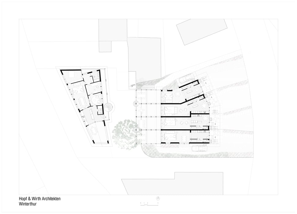 Hopf & Wirth Architekten, Wohnsiedlung Rheinsulz, Verkauf Eigentumswohnung, Verkauf Reiheneinfamilienhaus