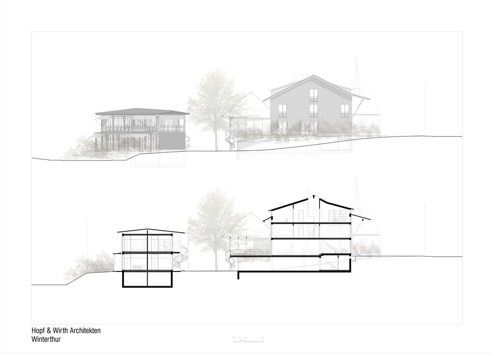 Hopf & Wirth Architekten, Wohnsiedlung Rheinsulz, Verkauf Eigentumswohnung, Verkauf Reiheneinfamilienhaus