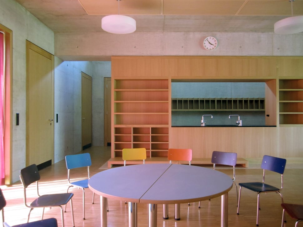 Hopf & Wirth Architekten Winterthur, Ernst Gisel, Erweiterung Schulhaus Steinboden Eglisau