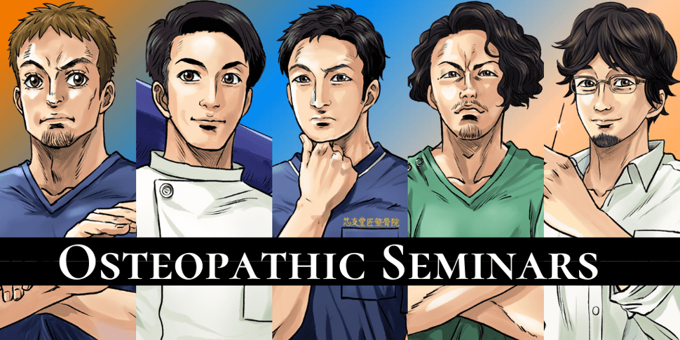 漫画風似顔絵　整体師・鍼灸師